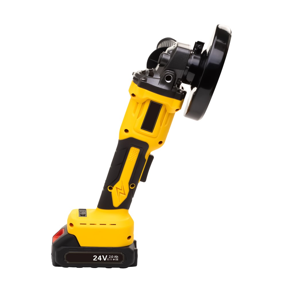 Угловая шлифовальная машина РЫСЬ Инструменты для дома AG-24 BL/A/2A (2Ah)